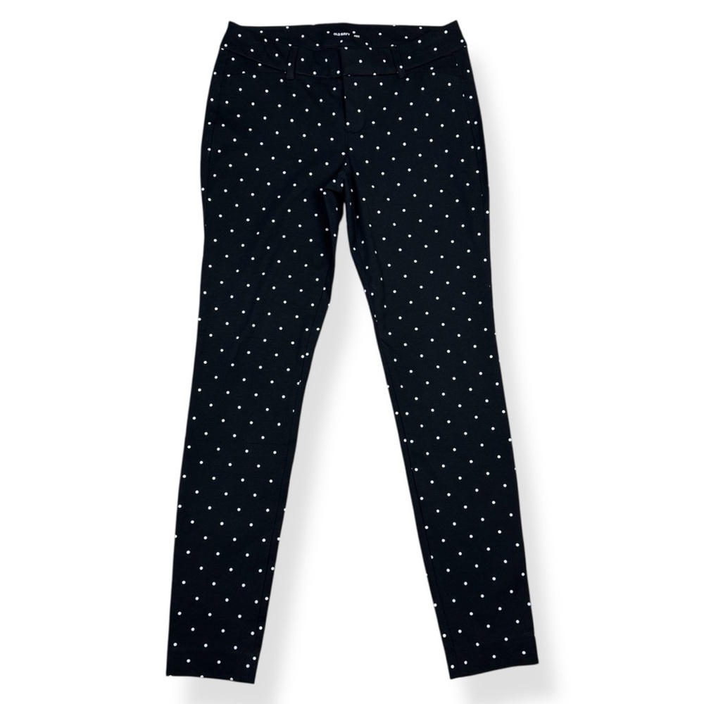 Old Navy Pixie Pants Womens Size 6‎ Black White Polka Dot